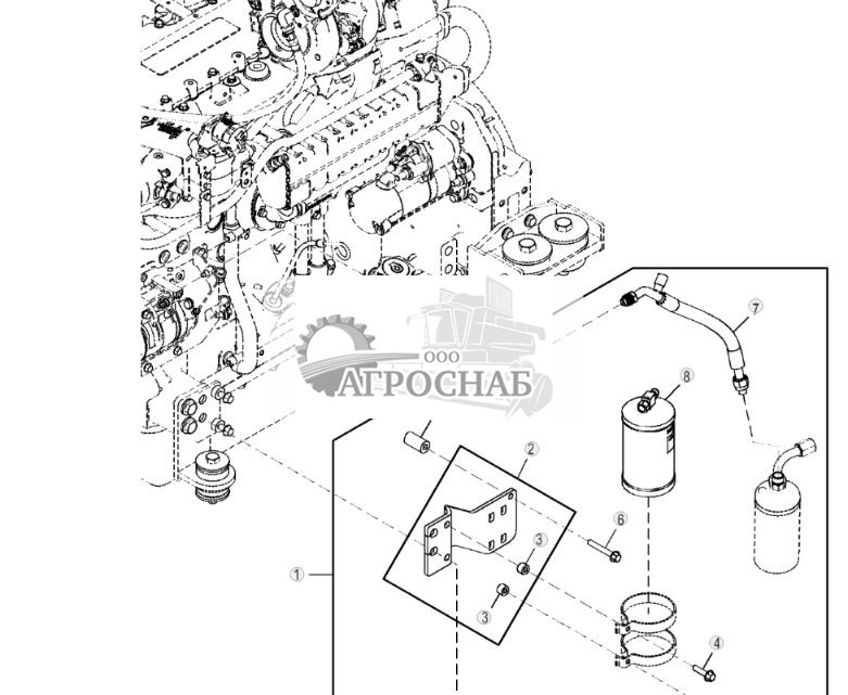 Компрессораккумулятор, кондиционер воздуха, комплект шлангов - ST757524 513.jpg